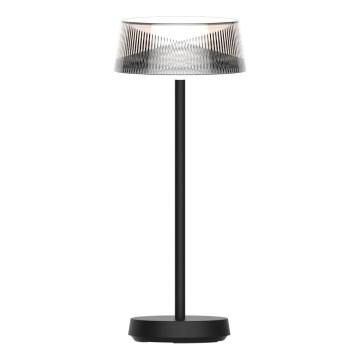 LED Сенсорна вулична настільна лампа з регулюванням яскравості CASABLANCA LED/3,4W/5V USB 3600 mAh IP44 чорний