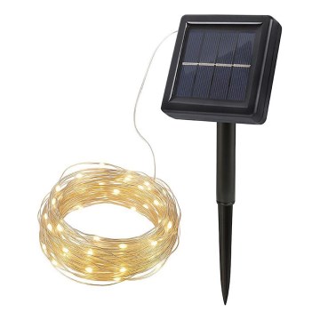 LED Солнечная декоративная гирлянда LED/3,7V 800 mAh 22 m