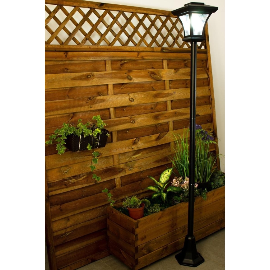 LED солнечная уличная лампа LED/1,2 В 1800 мАч IP44 черная