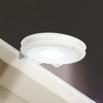 LED солнечный настенный светильник LED/1,2В 1000 мА·ч IP44 белый