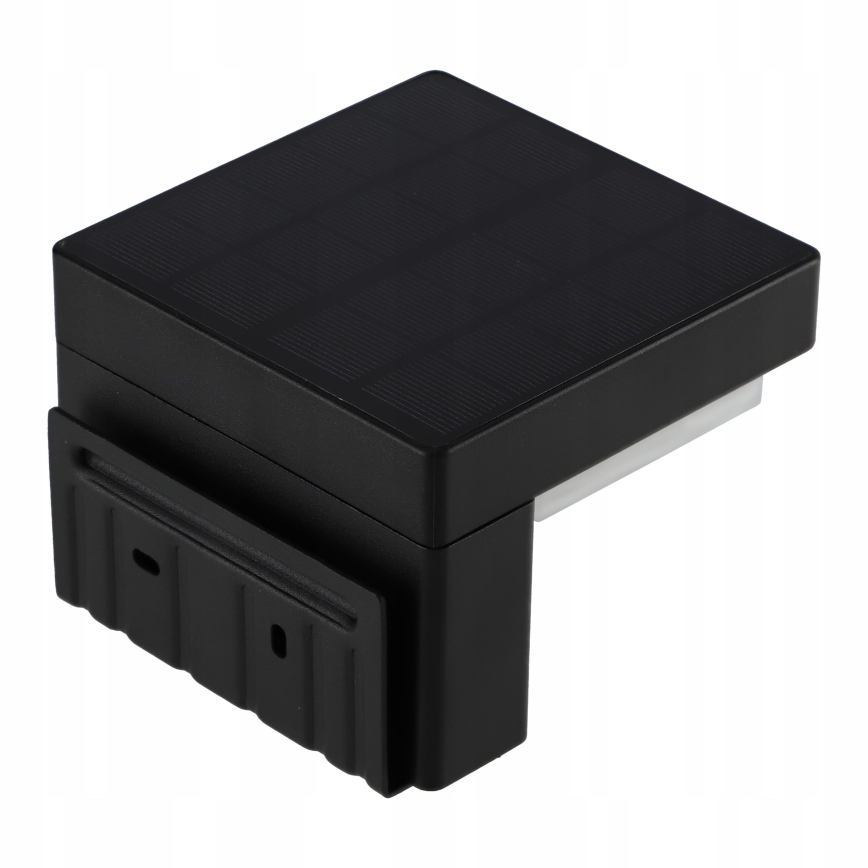 LED солнечный настенный светильник с датчиком LED/5W/3,7V 2000 mAh IP44 черный