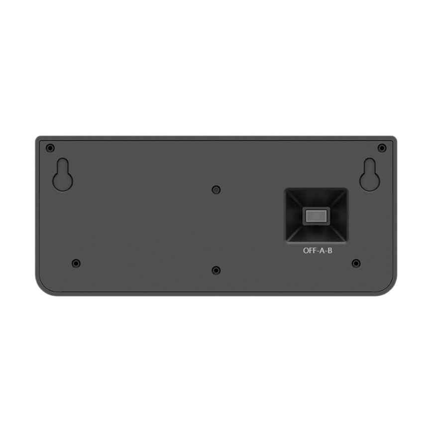 LED Солнечный настенный светильник с сенсором LINK LED/5W/3,7V 2000 mAh IP65 черный