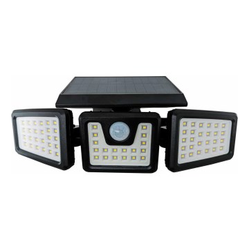 LED солнечный прожектор с датчиком LED/14W/3,7V 1800 mAh IP44