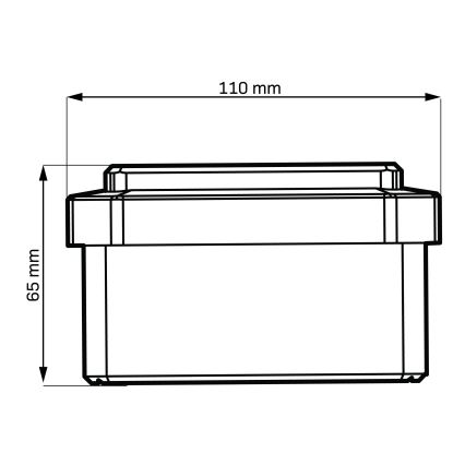 LED солнечный светильник ELVO LED/4,5W/1,2V 300 mAh IP44 чёрный