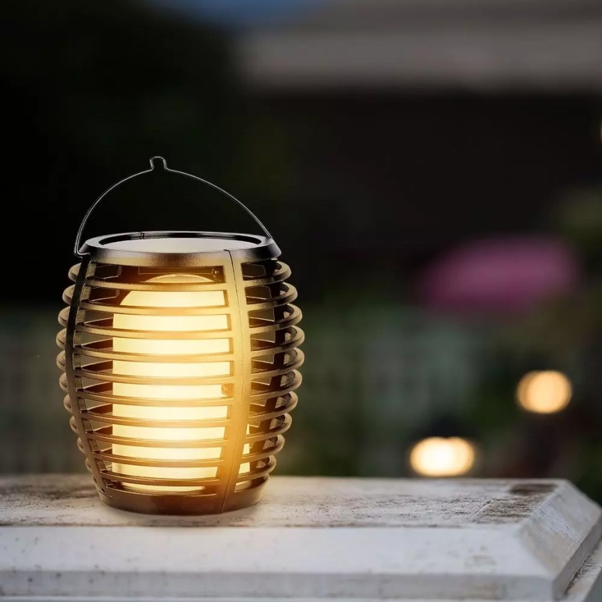 LED Солнечный светильник FLAME 4 в 1 LED/0,45W/3,7V IP44 500 mAh