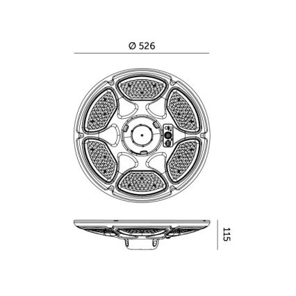 Солнечный LED уличный светильник с датчиком SOLSUMI LED/25W/3,2V IP54 25000 mAh + пульт дистанционного управления