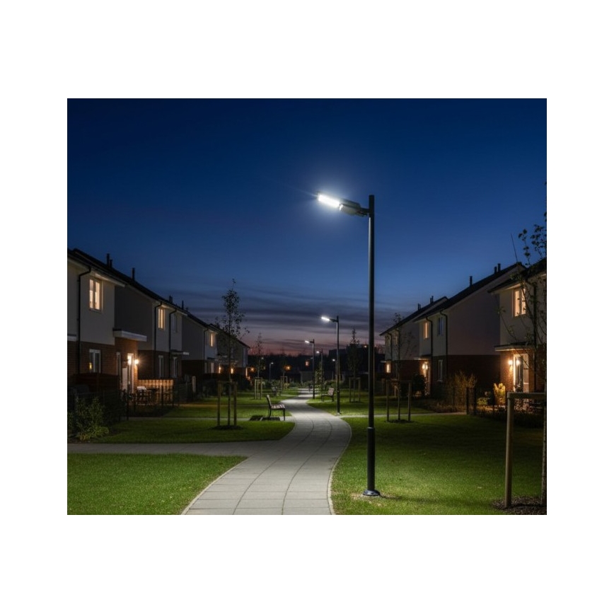Солнечный LED уличный светильник с датчиком STREET LED/20W/7,4V 3000/4000/6000K IP65 5400 mAh