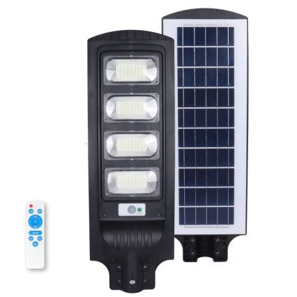 Диммируемая светодиодная солнечная уличная лампа с датчиком URBI LED/11W/3,2V 6500K 15000 mAh IP54 + пульт дистанционного управления