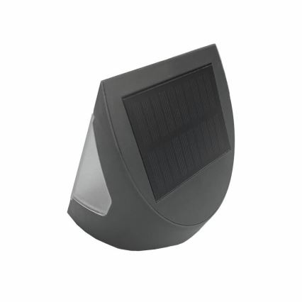 Светодиодный солнечный настенный светильник с датчиком LED/3W/3,7V 3000/4000K 1200 mAh IP54 антрацит
