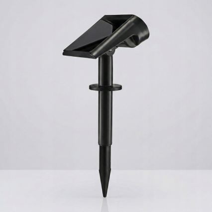 LED сонячна лампа 2 в 1 LED/3,7V 1200 mAh IP54 чорна