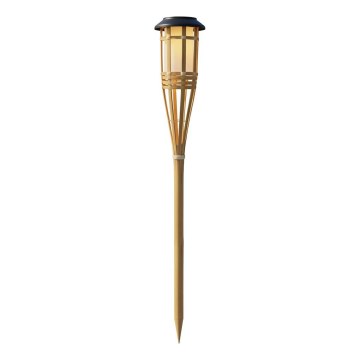 LED сонячна лампа BAMBOO LED/1,2V 150 mAh 1800K 56 см IP44 бежева