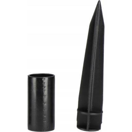 LED сонячна лампа LED/1,2V 6500K 200 mAh діаметр 15 см IP44 біла/чорна