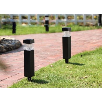 LED сонячна лампа MARTIN LED/1,2V 150 mAh IP44 чорна