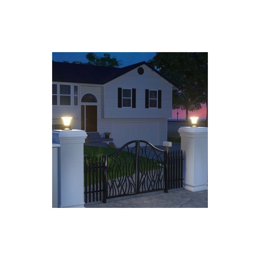 Світлодіодна сонячна лампа з датчиком LED/15 Вт/3,2 В 4000K/6000K IP65 6000 мАг