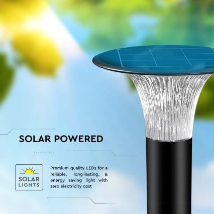 Світлодіодна сонячна лампа з датчиком LED/15 Вт/3,2 В 4000K/6000K IP65 6000 мАг