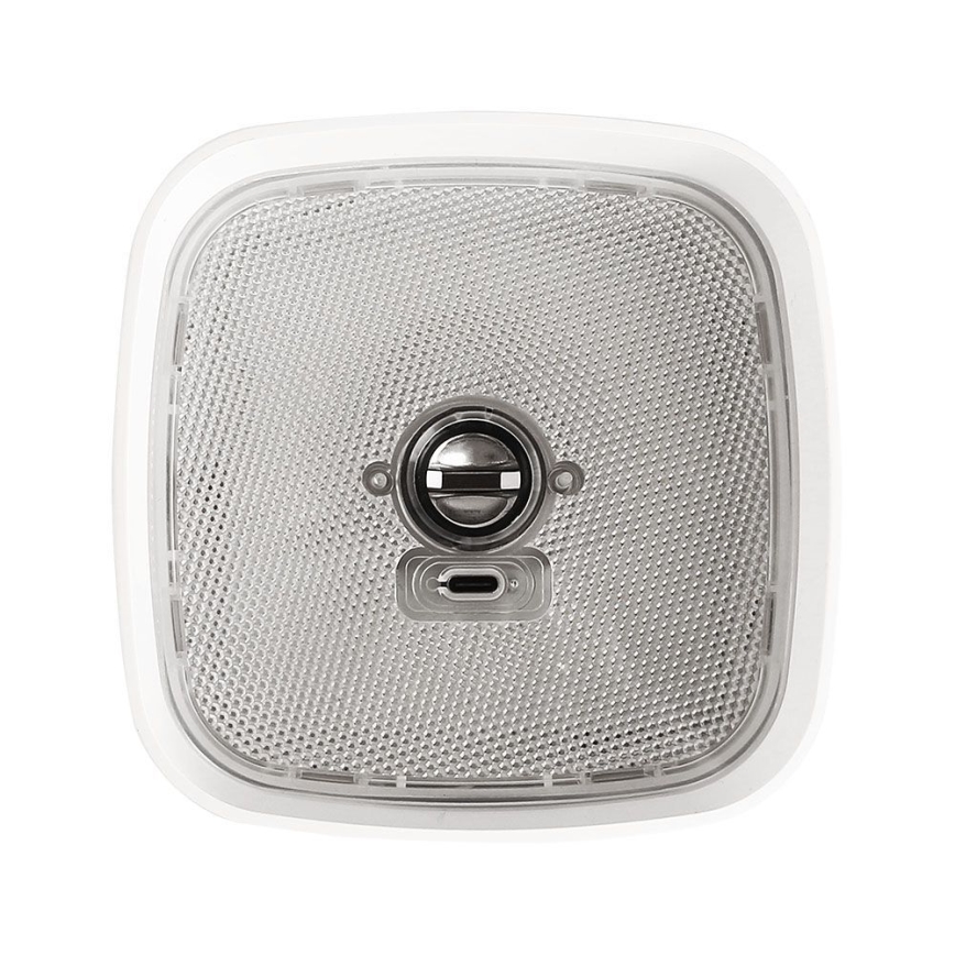 Світлодіодна сонячна регульована магнітна сенсорна заряджувана настільна лампа LED/5W/5V 3000-6000K 3600 mAh IP65 біла