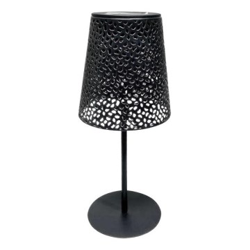 LED сонячна настільна лампа LUVETRA LED/1xAA 4000K IP44 200 mAh чорна