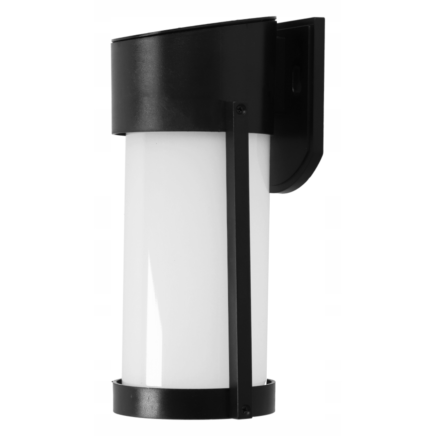 LED сонячна настінна лампа LED/3,7V 300 mAh IP44 чорна