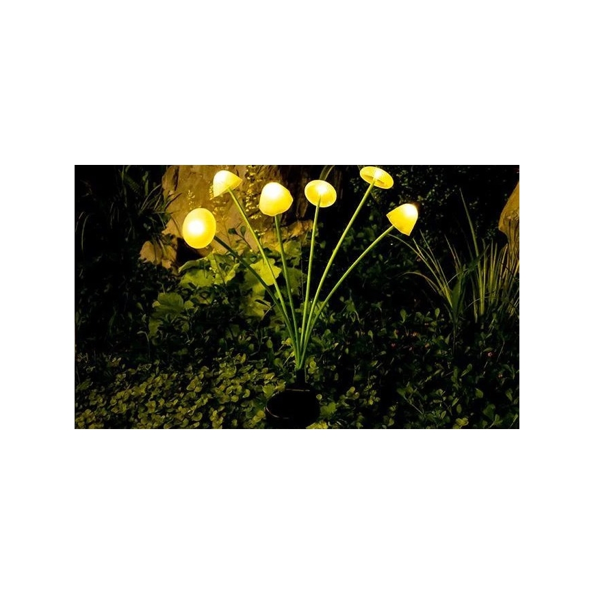 LED сонячний декоративний світильник з датчиком 6xLED/1,2V 3000K 72 cm 600 mAh IP44