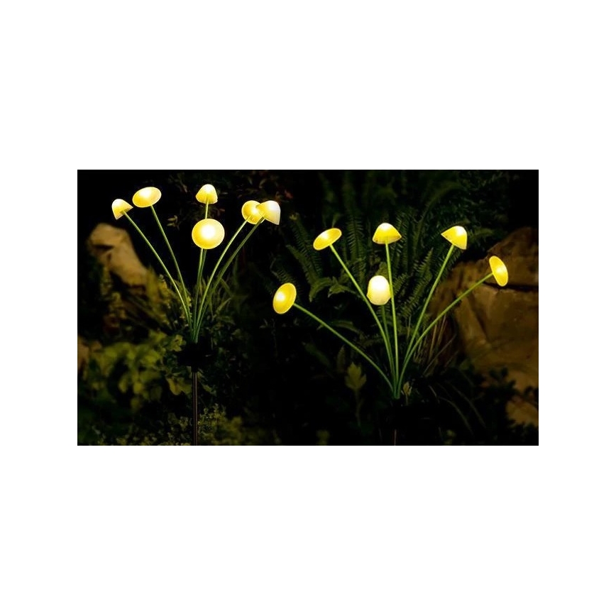 LED сонячний декоративний світильник з датчиком 6xLED/1,2V 3000K 72 cm 600 mAh IP44