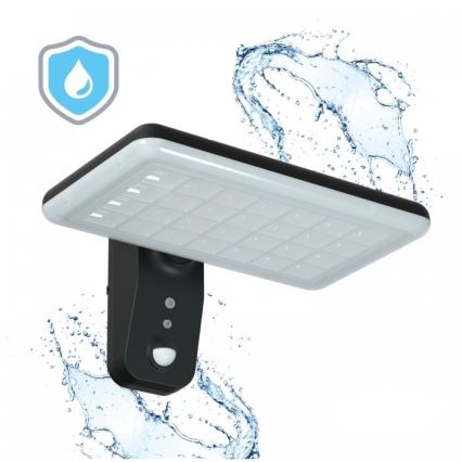 Сонячний настінний світильник LED із сенсором PHOENIX LED/15W/3,2V 3000/4000K IP65 6000 mAh