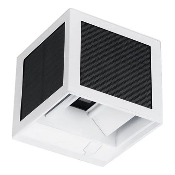 LED сонячний настінний світильник з датчиком LED/9W/3,7V 3000/4000/6000K IP65 2600 mAh білий