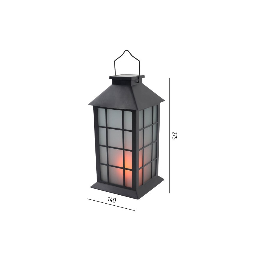 LED сонячний підвісний світильник з датчиком CANDELIO MILKY LED/1xAA 1600K IP44 200 mAh