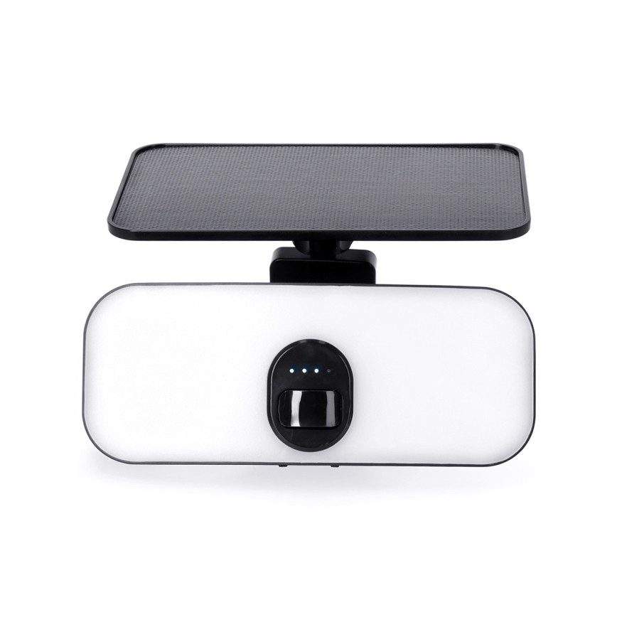 Світлодіодний сонячний прожектор із сенсором LED/13W/3,7V IP65 4000K 4000 mAh