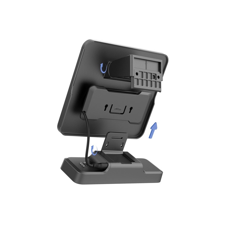 Світлодіодний сонячний прожектор із сенсором LED/8W/3,7V 2000 мАг IP54 чорний