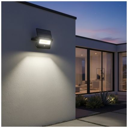 Сонячний LED-прожектор із датчиком NCS G2 LED/20W/3,7V 3000/4000/6500K IP54 2600 mAh