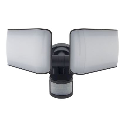 Світлодіодний сонячний вуличний прожектор із сенсором LED/20W/5,5V 2400 mAh IP44