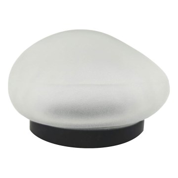 LED сонячна лампа 2xLED/1,2V 300 mAh IP44 чорна/біла