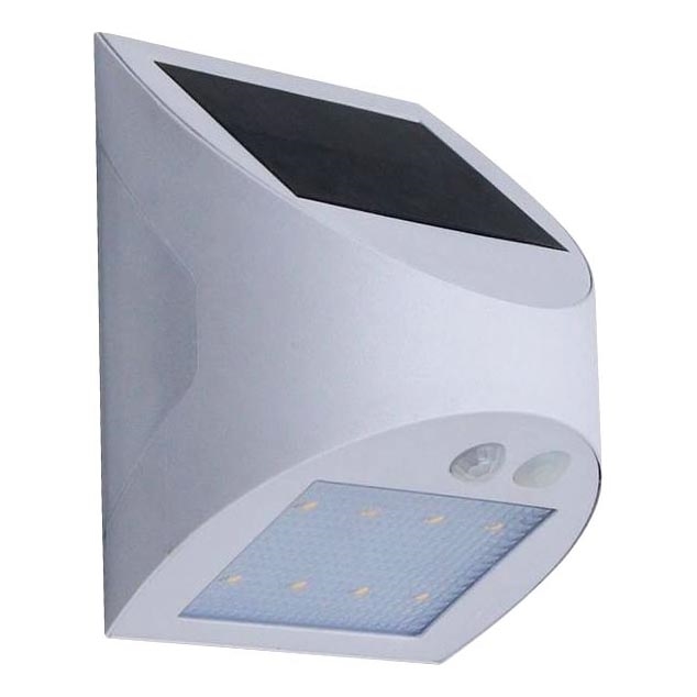 LED сонячний настінний світильник із датчиком LED/3W/3,7V 3000/4000K 1200 mAh IP54 білий
