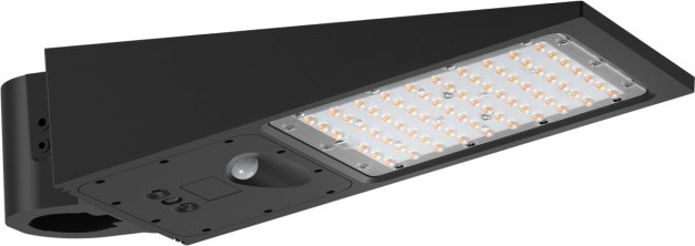 LED сонячний вуличний світильник з регулюванням яскравості та датчиком STREET LED/30W/9,6V 3000/4000K 6000 mAh IP65 + пульт дистанційного керування