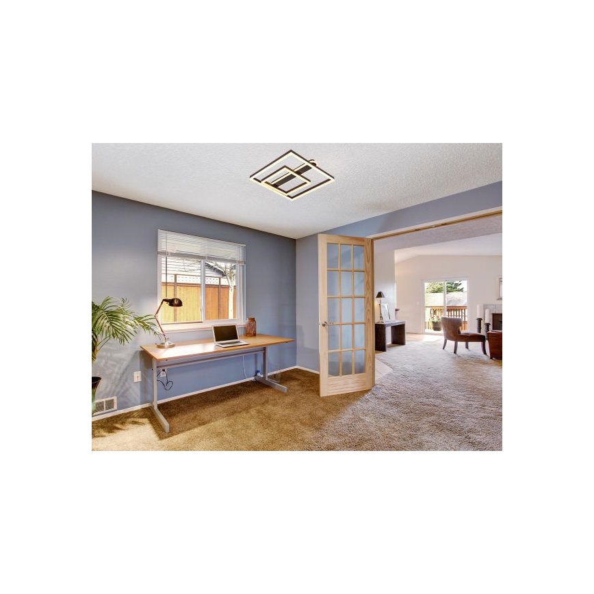 LED стельний світильник з регулюванням яскравості LED/95W/230V 3000-6500K + пульт дистанційного керування