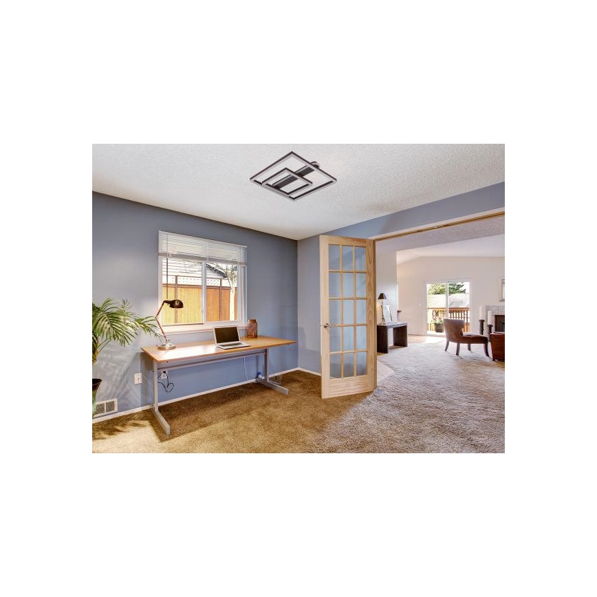 LED стельний світильник з регулюванням яскравості LED/95W/230V 3000-6500K + пульт дистанційного керування