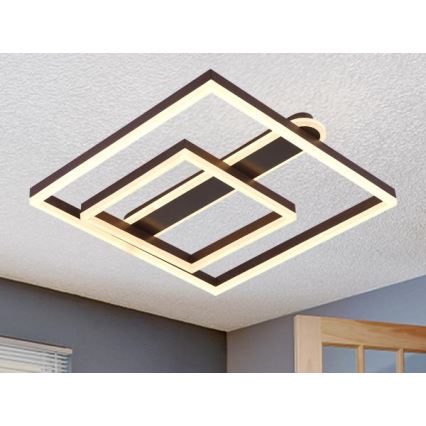LED стельний світильник з регулюванням яскравості LED/95W/230V 3000-6500K + пульт дистанційного керування