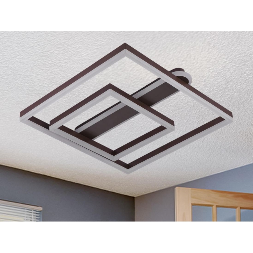 LED стельний світильник з регулюванням яскравості LED/95W/230V 3000-6500K + пульт дистанційного керування