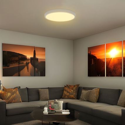 Світильник для ванної кімнати на стелю LED з чіпом SAMSUNG LED/36W/230V IP44 6500K діам. 35 см білий