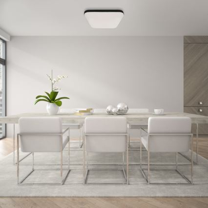 Світильник для ванної кімнати на стелю з LED і сенсором NEMO LED/16W/230V IP44 чорний