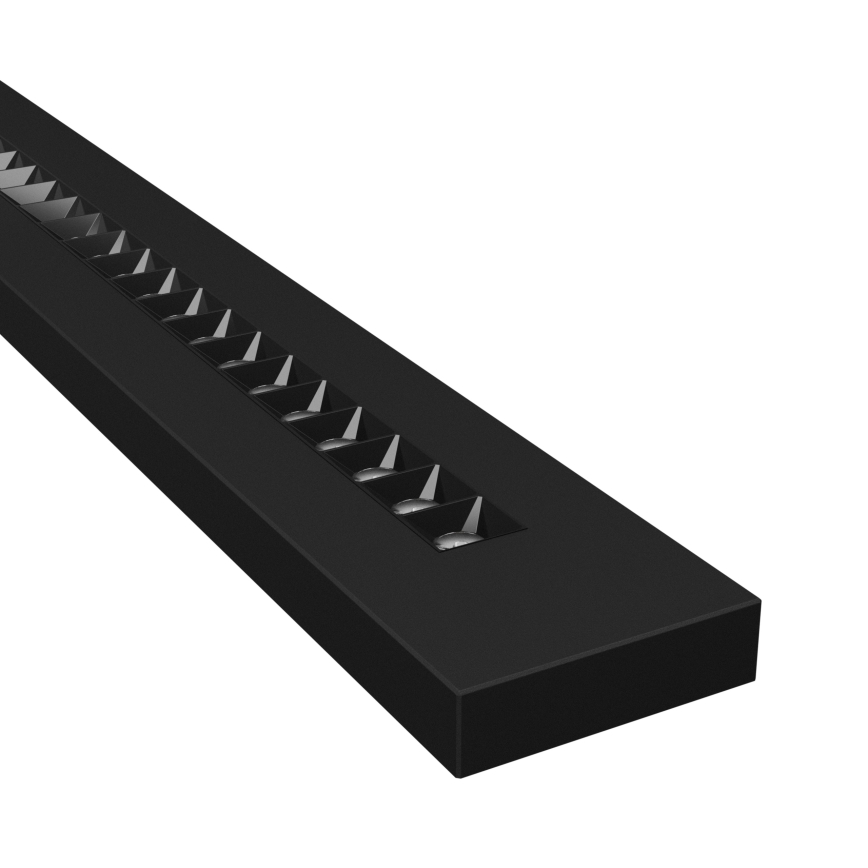 LED Стельовий/підвісний світильник PLANK LED/20/30/40W/230V 2700/4000/6000K CRI 90 чорний