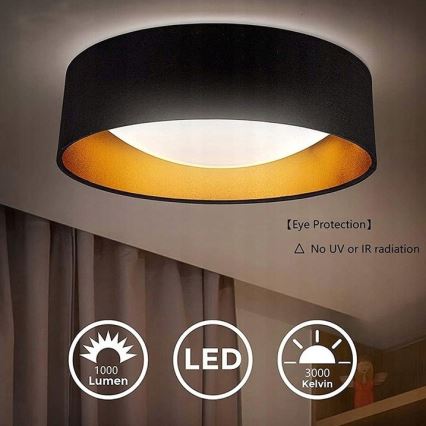 LED стельовий світильник, 12 Вт, 230 В, 4000 К, діаметр 32 см