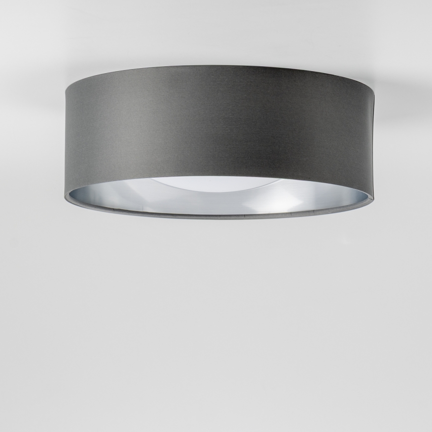LED стельовий світильник, 12 Вт, 230 В, діаметр 32 см, сірий/сріблястий