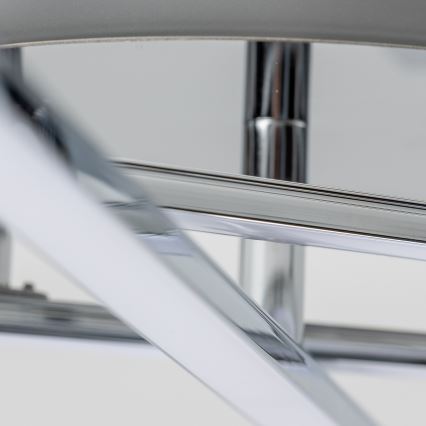 LED стельовий світильник 3xLED/3W/230V полірований хром