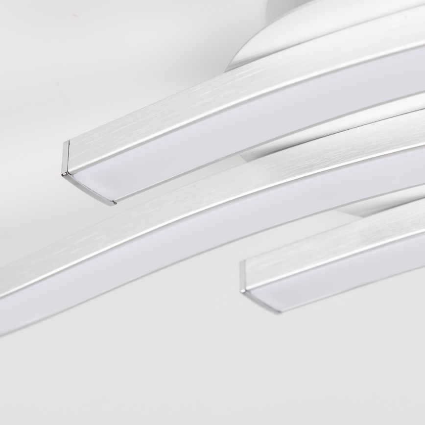 LED стельовий світильник 3xLED/6W/230V 3000K сріблястий