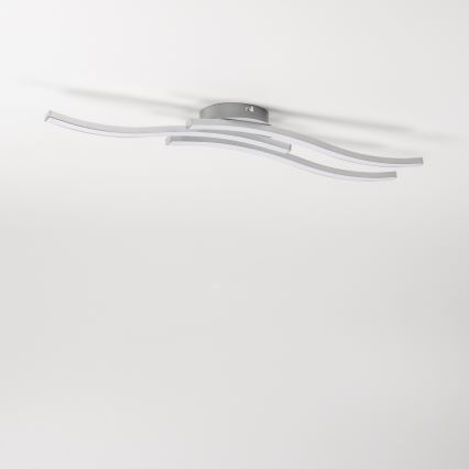 LED стельовий світильник 3xLED/6W/230V 3000K сріблястий
