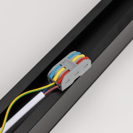 Світлодіодний стельовий світильник ALLDAY BASIC LED/20/30/40W/230V 2700/4000/6000K 120 см чорний