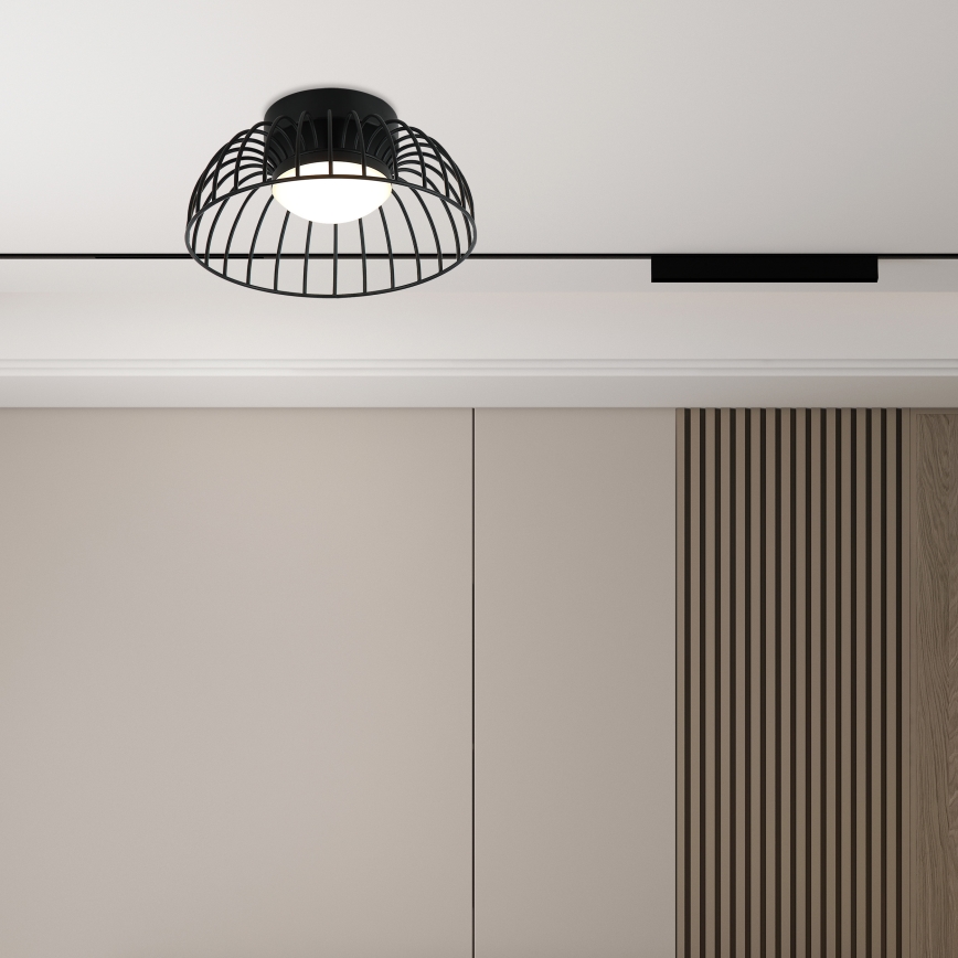 LED стельовий світильник BETSY 12 Вт/230 В діаметр 25 см чорний