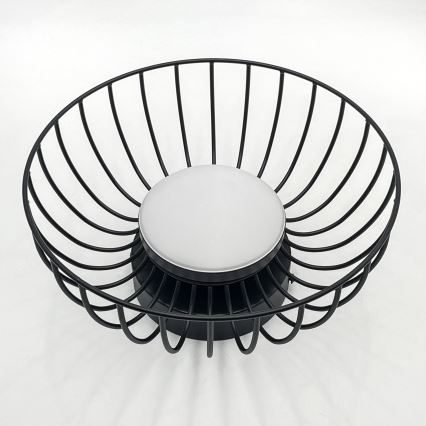 LED стельовий світильник BETSY 12 Вт/230 В діаметр 25 см чорний