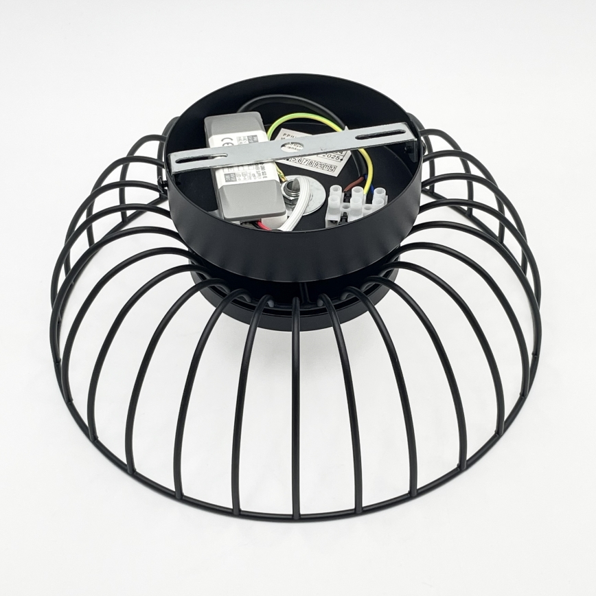 LED стельовий світильник BETSY 12 Вт/230 В діаметр 25 см чорний